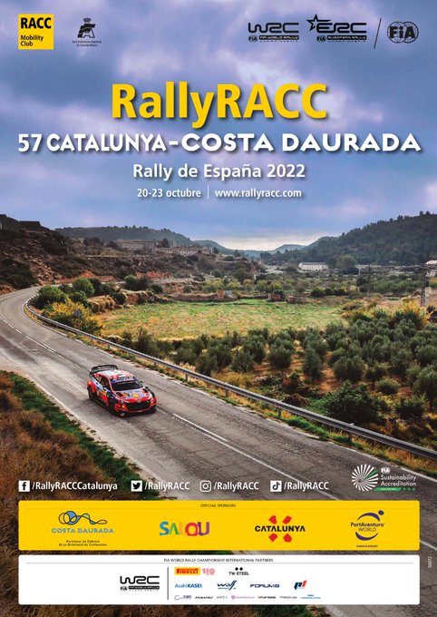 Cartel oficial RallyRACC 2022